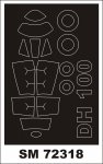 Montex SM72318 DH 100 VAMPIRE SPECIAL HOBBY 1:72