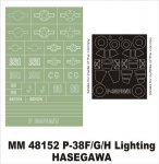 Montex MM48152 P-38F/G/H HASEGAWA