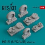 RESKIT RS48-0121 MiG-21 (F/F13/U/US) wheels set 1/48