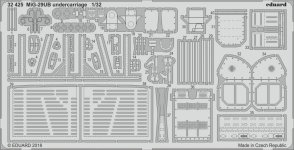 Eduard 32425 MiG-29UB undercarriage TRUMPETER 1/32