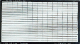 Eduard 99005 US Navy Railing 1/700