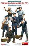 MiniArt 49024 GERMAN & ROMANIAN PILOTS W/GROUND STAFF 1/48