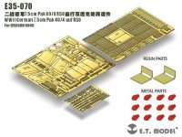 E.T. Model E35-070 WWII German 7.5cm Pak 40/4 auf RSO (For DRAGON 6640) (1:35)