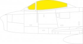 Eduard EX1077 F-86A TFace CLEAR PROP 1/48