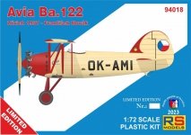 RS Models 94018 Avia Ba.122 - Zurich 1937 - Frantisek Novak 1/72