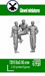 Glowel Miniatures 72010 Stug IIIG crew (3 Figures, 3D Printed) 1/72