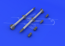 Eduard 648087 AIM-120C AMRAAM (2pcs) 1/48
