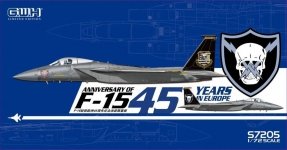 Great Wall Hobby S7205 Anniversery of F-15C Eagle Limited Edition - 45 Years in Europe 1/72