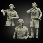 Panzer Art FI35-057 British RAC in North Africa Early Tank Crew 1/35