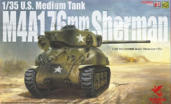 Asuka 35-047 U.S. Medium Tank M4A1 76mm Sherman 1/35