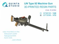 Quinta Studio QT72056 Type 92 Machine Gun, 2 pcs (for all kits) 1/72
