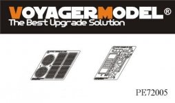 Voyager Model PE72005 WWII German E-100 Super Heavy Tank for DRAGON 7256 1/72