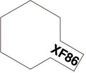 Tamiya XF86 Flat Clear (81786) Acrylic paint 10ml