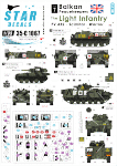 Star Decals 35-C1067 The Light Infantry. IFOR Bosnia. FV432, Scimitar and Warrior ISV 1/35