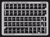 Eduard TP005 Tool Clips German 1/35