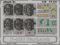Eduard FE233 P-40N 1/48 Eduard 