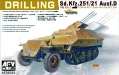 AFV Club 35082 Sd.Kfz. 251/21 ausf.D Drilling (1:35)