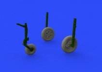 Eduard 672182 MiG-21MF wheels EDUARD 1/72