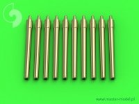 Master SM-700-043 British 12/45 (30.5 cm) Mark X barrels (10pcs) - Lord Nelson, Dreadnought, Bellerophon, Invincible and Indefatigable classes (1:700)