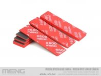 Meng Model MTS-042a High Performance Flexible Sandpaper ( Extra Fine Refill Pack/1000 ) ( zestaw do szlifowania - uzupełnienie )