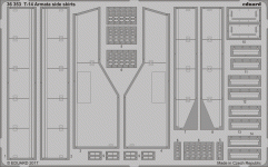 Eduard 36353 T-14 Armata side skirts ZVEZDA 1/35