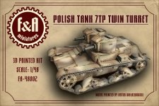 F&A Miniatures FA-48002 7TP Twin Turret 1/48