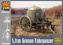 Copper State Models 35011 5,7cm Gruson Fahrpanzer 1/35