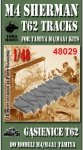 Toro 48029 M4 Sherman T62 Tracks for Tamiya M4/M4A1 Kits 1/48