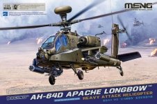 Meng Model QS-004 Boeing AH-64D Apache Longbow Heavy Attack Helicopter 1/35