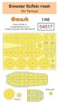 Omask 54017 Brewster Buffalo mask (for Tamiya) 1/48
