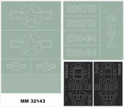 Montex MM32143 P-61 BLACK WIDOW HOBBY BOSS
