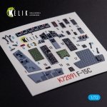 KELIK K72091 F-15C - interior 3D decals for FineMolds kit 1/72