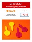 Omask 77235 Spitfire Mk.II wheel bay plugs (for Revell) 1/72