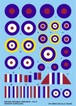 Techmod 72023 - British National Insignias - Hawker Hurricane (1:72)