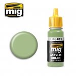 AMMO of Mig Jimenez 0051 LIGHT GREEN KHV-553M 17ml.
