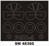 Montex SM48360 F4U-4 Corsair HOBBY BOSS