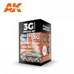 AK Interactive AK11679 3G BRITISH ARMY COLORS NORTH-WEST EUROPE 1944-1945 4x17 ml