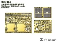 E.T. Model C35-004 WWII German TIGER I Late Production For DRAGON Kit 1/35