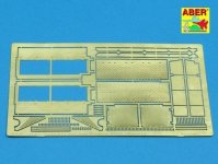Aber 35A049 Tylna część błotników do pojazdów na bazie Panzer IV (DRA) (1:35)