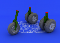 Eduard 632016 He 219 wheels 1/32 (Revell)