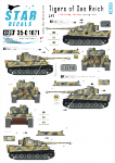 Star Decals 35-C1071 Tigers of Das Reich 1/35