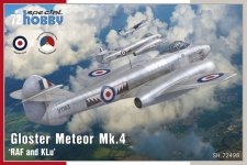 Special Hobby 72498 Gloster Meteor Mk.4 'RAF And KLu 1/72