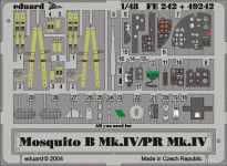 Eduard 49242 Mosquito B. Mk. IV/ PR Mk. IV 1/48 Tamiya