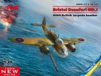 ICM 48310 Bristol Beaufort Mk.I WWII British torpedo bomber 1/48