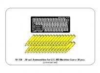 Aber 16130 .50 cal. Ammunition for U.S. M2 Machine Gun 1/16