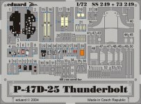 Eduard SS249 P-47D-25 1/72 TAMIYA