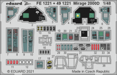 Eduard FE1221 Mirage 2000D KINETIC 1/48