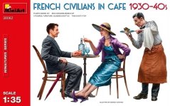 MiniArt 38062 FRENCH CIVILIANS IN CAFE 1930-40S 1/35
