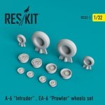 RESKIT RS32-0001 A-6 Intruder , EA-6 Prowler wheels set Trumpeter 1/32