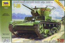 Zvezda 3538 Soviet light tank T-26 mod.1933 (1:35)